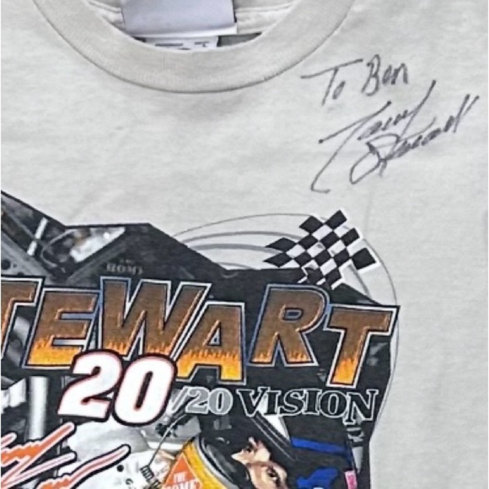Chase Authentics White Racing Graphic Kids T-Shirt